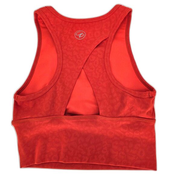 Celestial Bodiez Power Tank Crop Top Orange XS - Picture 1 of 4